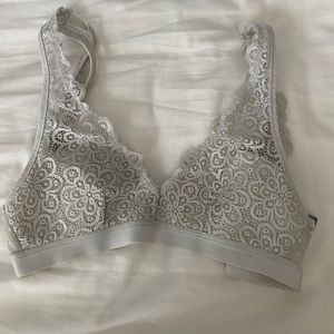 Aerie bralettes (2) - gray & pink